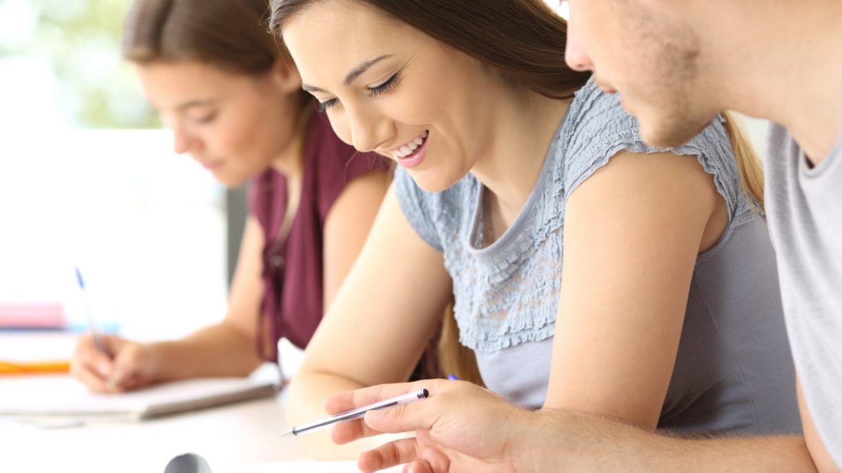 studenten entreeopleiding werken samen