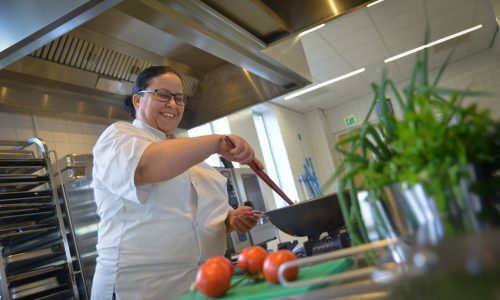 Docent in de keuken