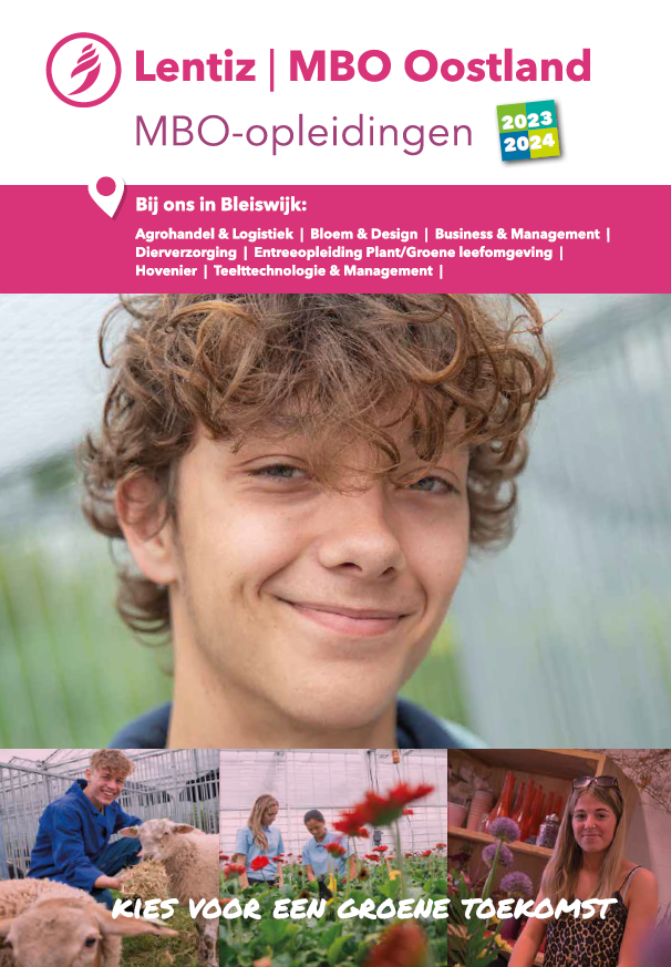 voorkant brochure Lentiz | MBO Oostland