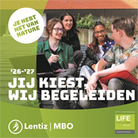 voorkant brochure Lentiz | MBO LIFE College