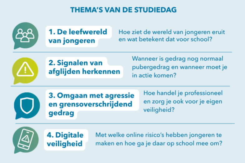 thema's studiedag Samen veilig