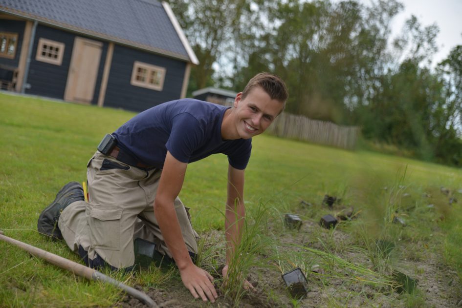 student hovenier plant aan