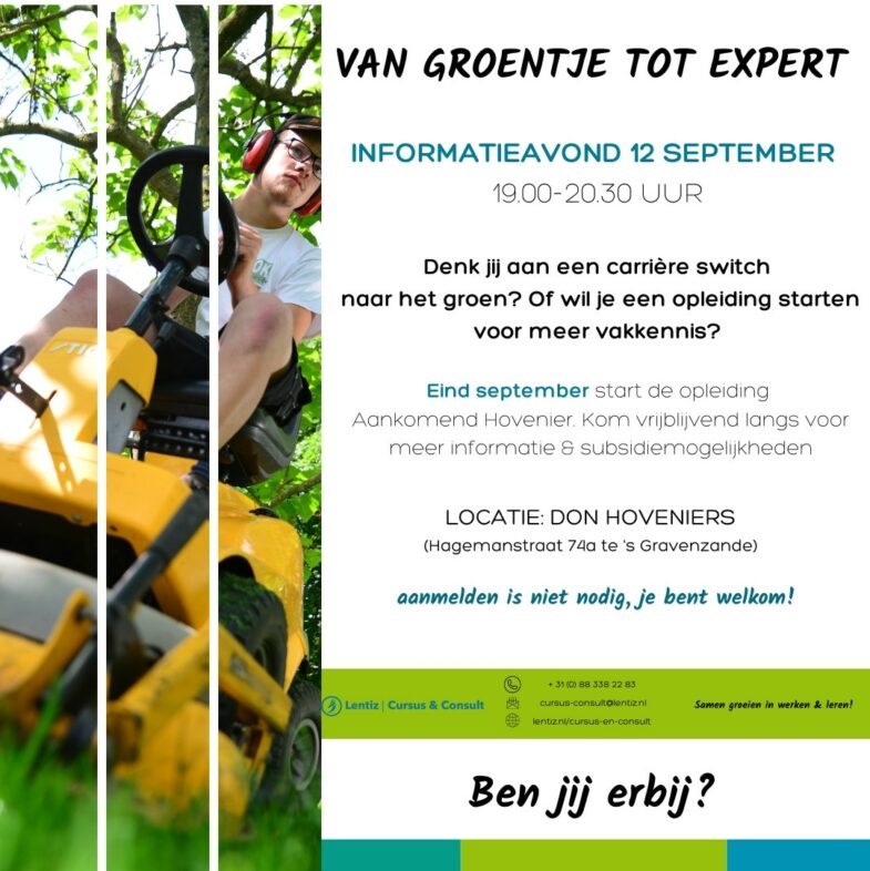 groentje tot expert info