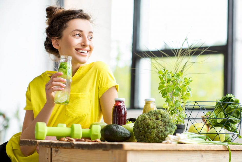 Student Food & LIfestyle met gezond drankje