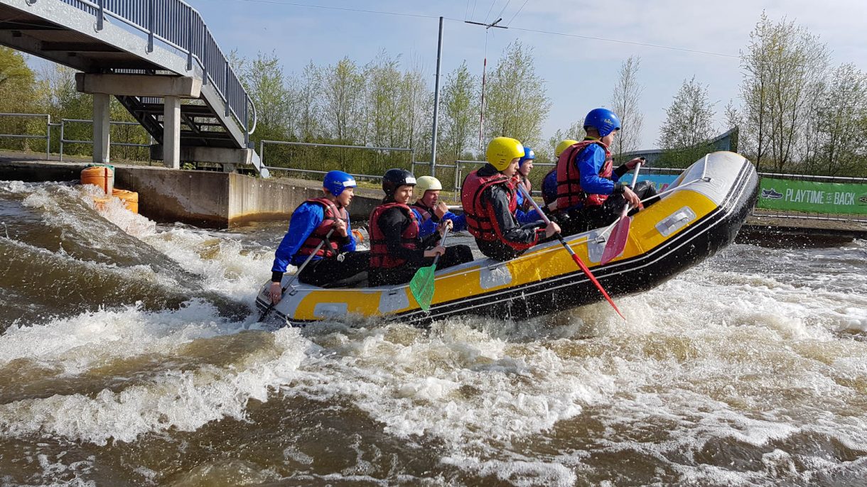 Raften wilde rivier