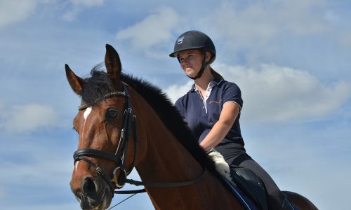 Leerling op paard