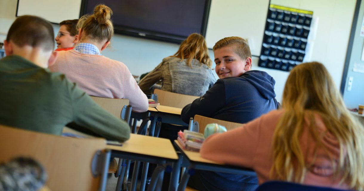 in de klas