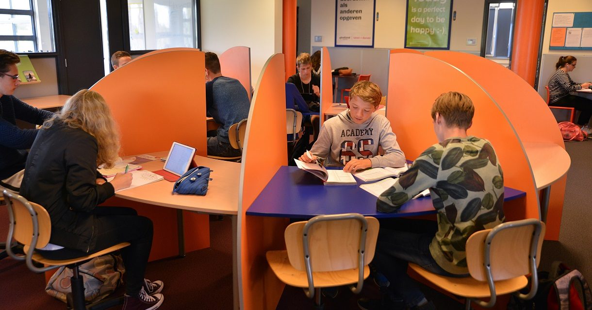 Zelfstudie in de mediatheek