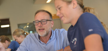 Afbeelding leerling en docent - pagina startgesprekken